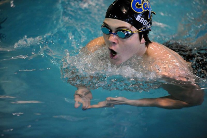 Ricky Brokaw swining for Cape in 2016. DAVE FREDERICK PHOTO